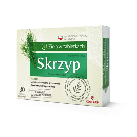 Skrzyp na włosy skórę i paznokcie 30 tabletek