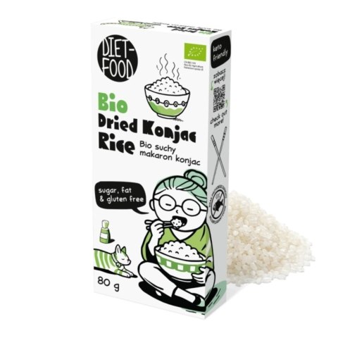 Suchy Makaron Shirataki Konjac Rice BIO 80 g