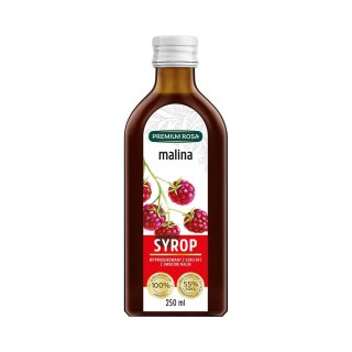 Syrop z malin bez dodatku kwasku cytrynowego 250 ml