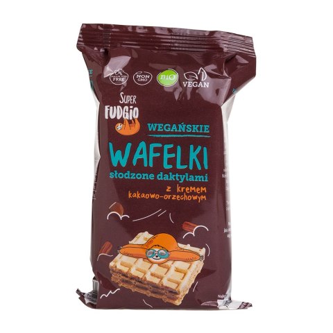 Wafelki z kremem kakaowo-orzechowym słodzone daktylem 120 g