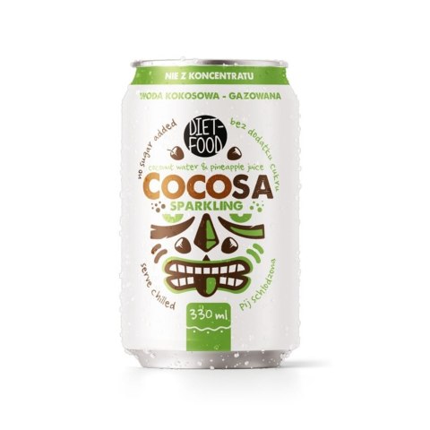 Woda kokosowa cocosa gazowana 330 ml
