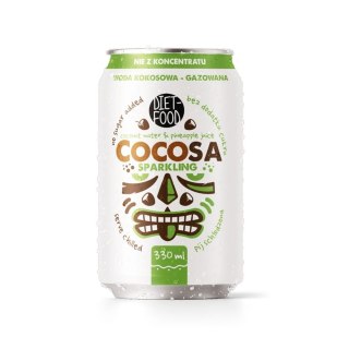 Woda kokosowa cocosa gazowana 330 ml