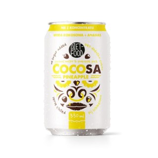 Woda kokosowa cocosa z sokiem z ananasa 330 ml