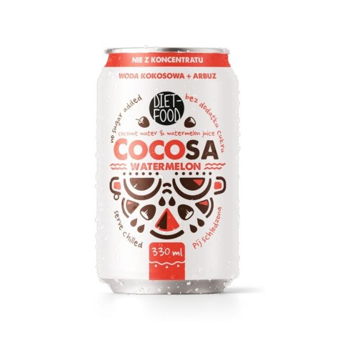 Woda kokosowa cocosa z sokiem z arbuza 330 ml