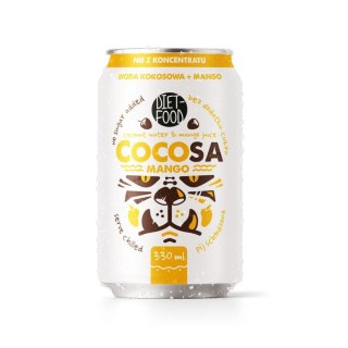 Woda kokosowa cocosa z sokiem z mango 330 ml