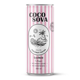 Woda kokosowa z lichee 320 ML
