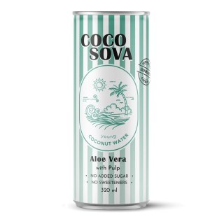 Woda kokosowa z pulpą aloesową 320 ml
